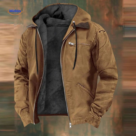 Blue 3D print cotton hoodie showcasing comfort fit design with soft hood lining.