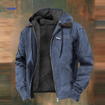 Gray 3D print cotton hoodie with durable construction and comfortable hood interior.