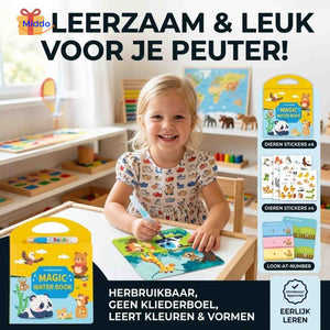 AquaDraw reusable animal water coloring book for toddlers