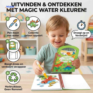 AquaDraw dinosaur water coloring book instructions