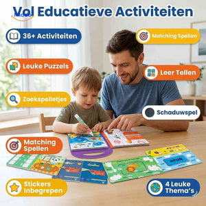 AquaDraw educational water coloring book with 36 kids activities