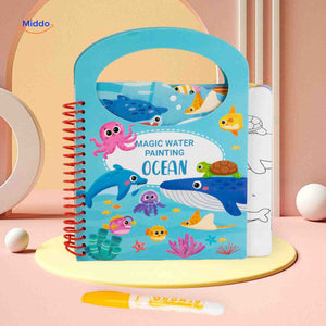 AquaDraw ocean water coloring book product view