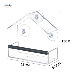 AviHaven compact bird feeder with perch