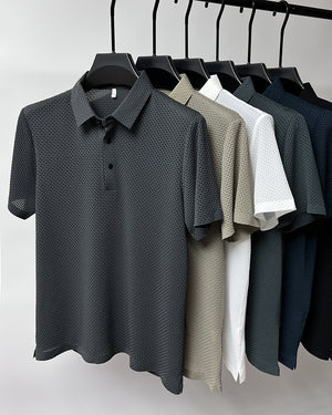BreezeWear textured polo shirt - all 5 variants