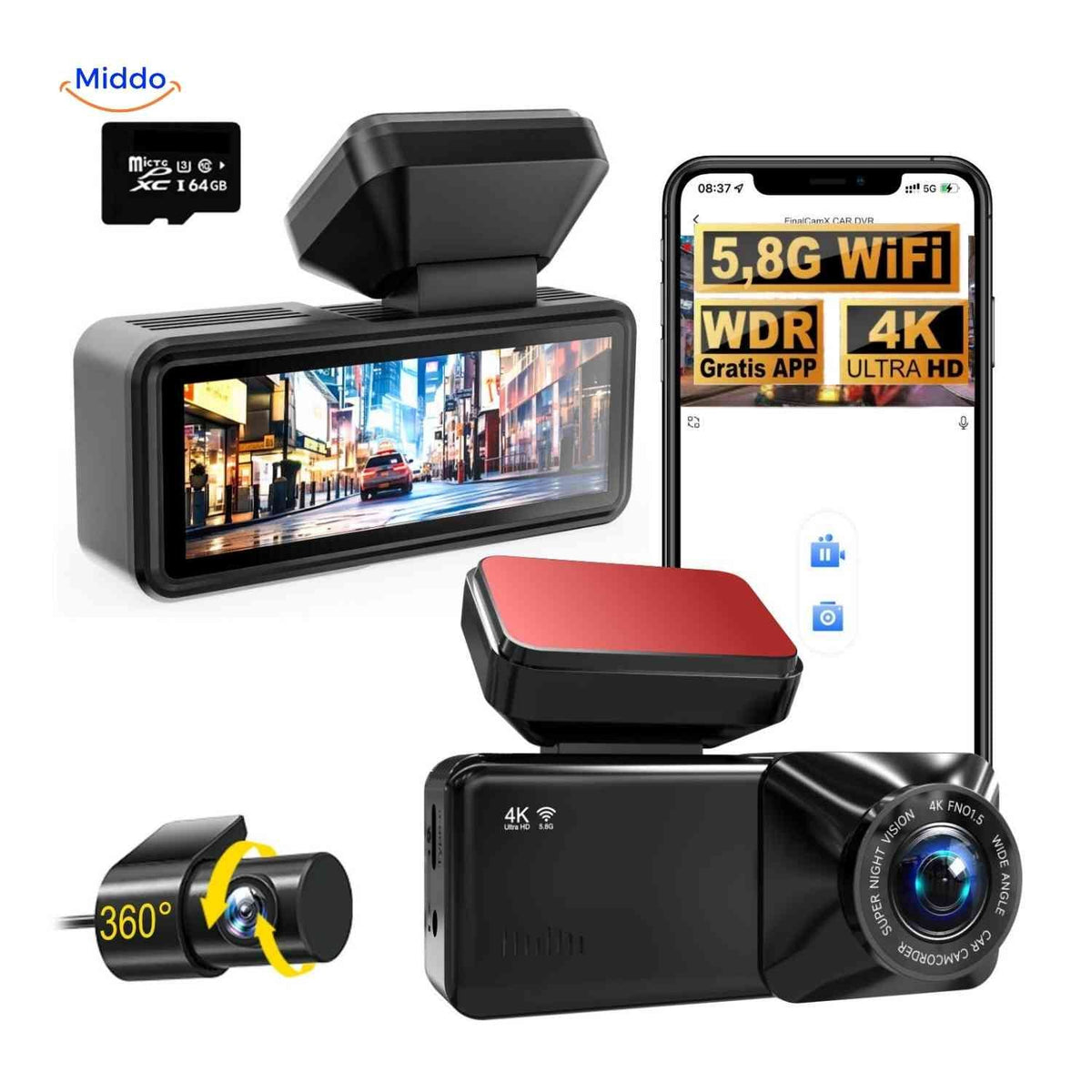 DriveGuard Dash Cam product view image 4