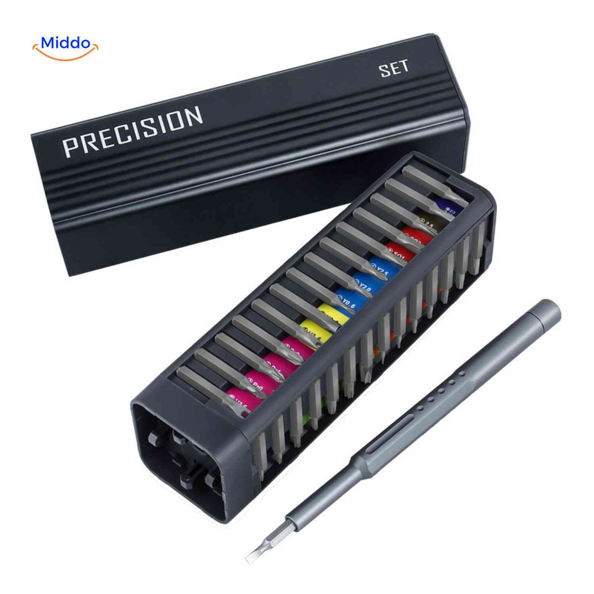Complete 52-in-1 electric precision screwdriver kit
