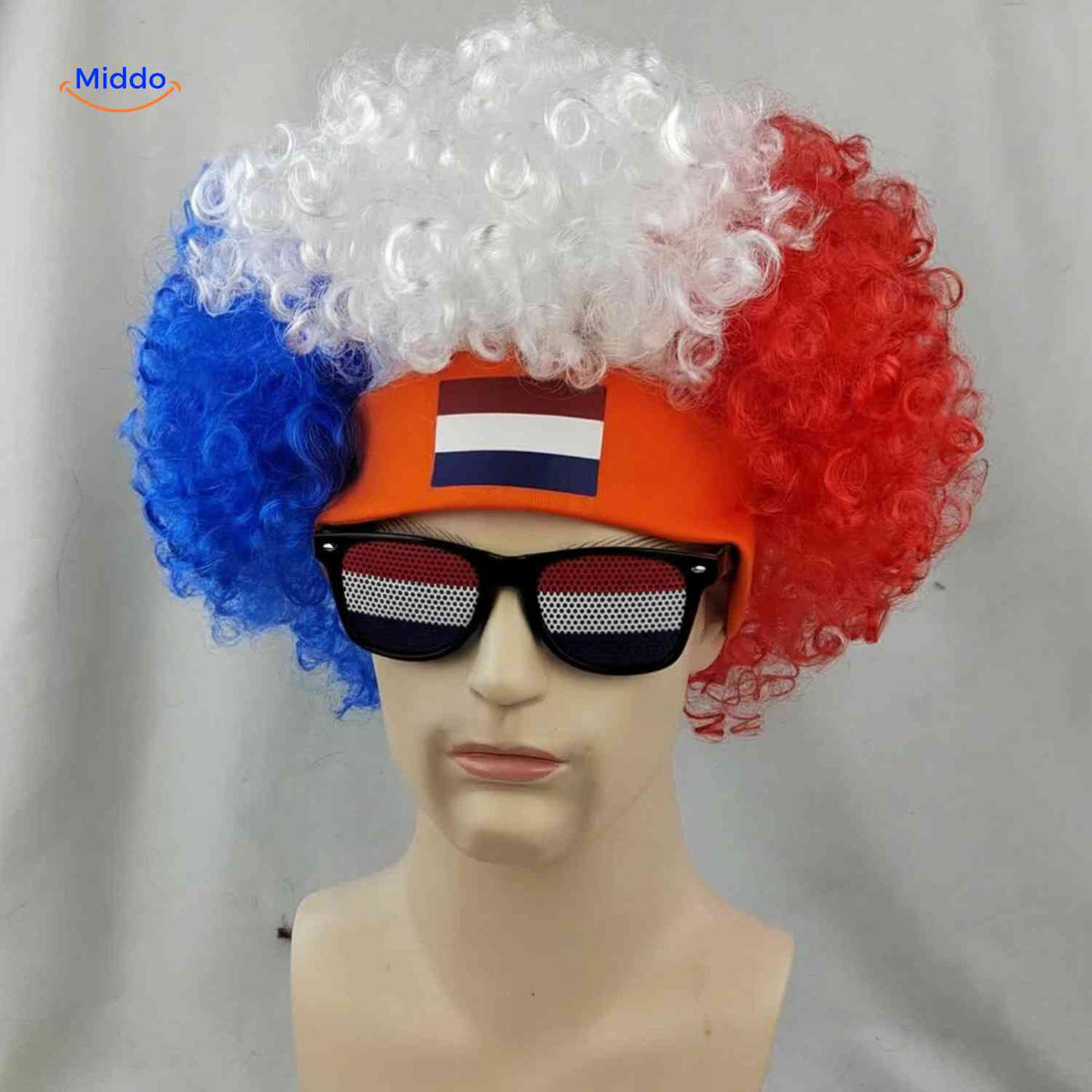 blue Support Wig product view image 30