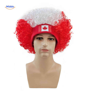 red Support Wig product view image 7
