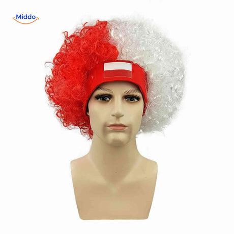 red Support Wig product view image 14