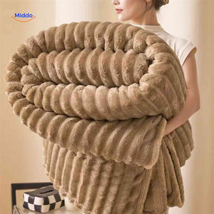 Fluffina soft plush winter blanket