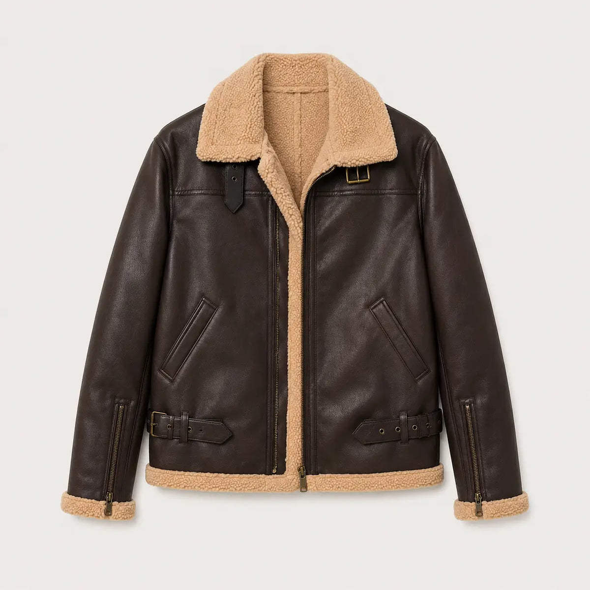 brown Furvello Jacket product view image 4
