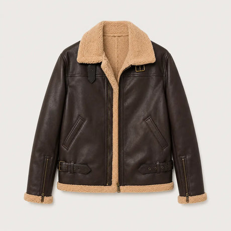 brown Furvello Jacket product view image 4