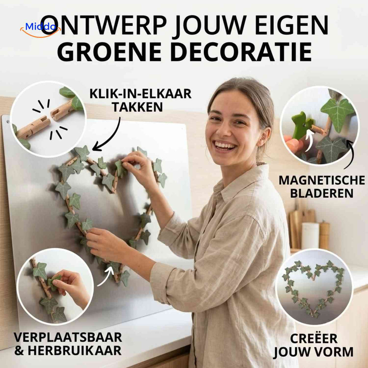 IvyFlex click-together magnetic ivy