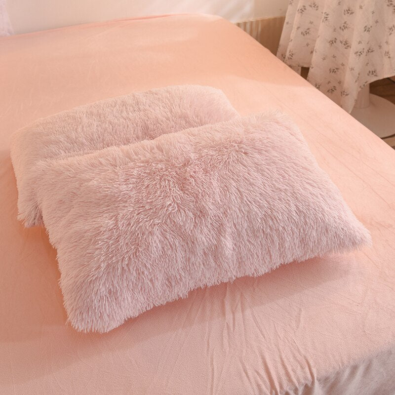 Teddy Fluffy fleece bedding detail