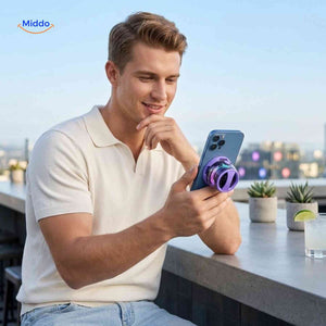 MagniBeat smartphone and speaker combination