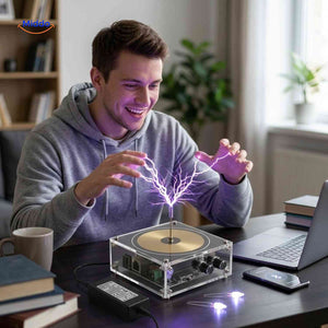 PlasmaTune Tesla coil interactive plasma arc demonstration