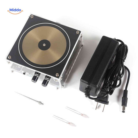 PlasmaTune Tesla coil product set with power supply and accessories