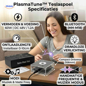 PlasmaTune Tesla coil specifications overview