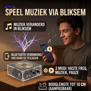 PlasmaTune Tesla coil technical specifications and Bluetooth