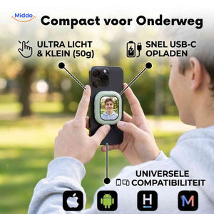 SnapView compact lightweight USB-C selfie monitor