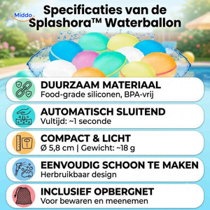 Splashora reusable silicone water balloon design