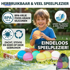 Splashora colorful silicone water balloon set