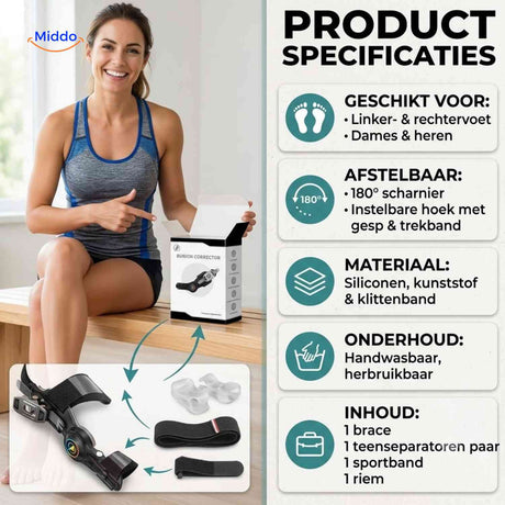 ToeRelief product specifications and accessories