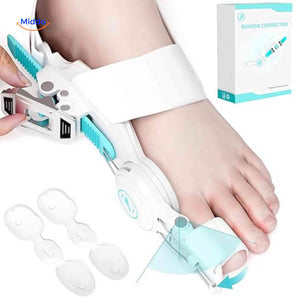 ToeRelief adjustable bunion brace with toe separator