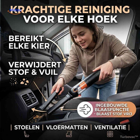 Turbovac compact cordless car vacuum