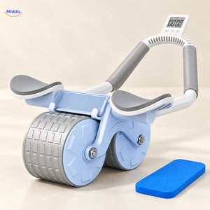 AbWheel Pro™ – Gray Blue with Timer