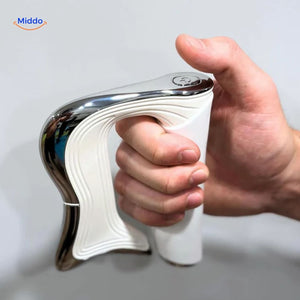 Visiopro massage device for accelerated muscle recovery and rehabilitation.