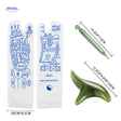 Acupoint socks with therapeutic massage tools and size options included.