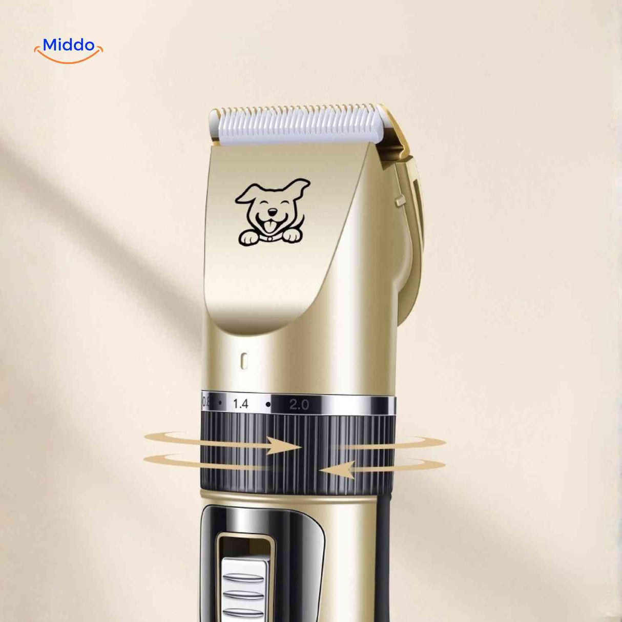 FurEase trimmer with adjustable blade length for precise grooming settings.