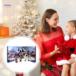 Holiday countdown calendar creating cozy Christmas moments with family.