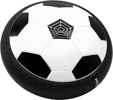 Air ball floating above ground demonstrating hovering technology