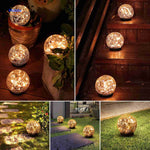 Ambient solar lamp lighting garden stairs and pathway safely.
