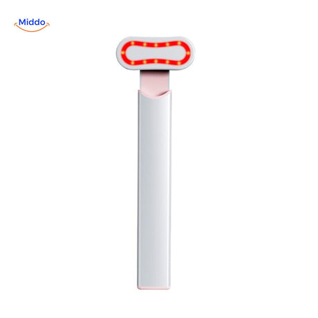 Anti-aging light therapy pen providing professional facial treatment at home daily.