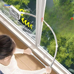 Double-sided magnetic window cleaner perfect for apartment and residential window cleaning tasks.