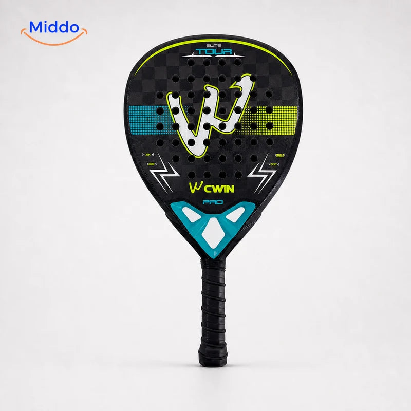 ApexTour™ 18K Carbon Pro Padel Racket Set | For Advanced Power Players — Blue & Turquoise