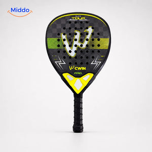 ApexTour™ 18K Carbon Pro Padel Racket Set | For Advanced Power Players — Lime & Yellow