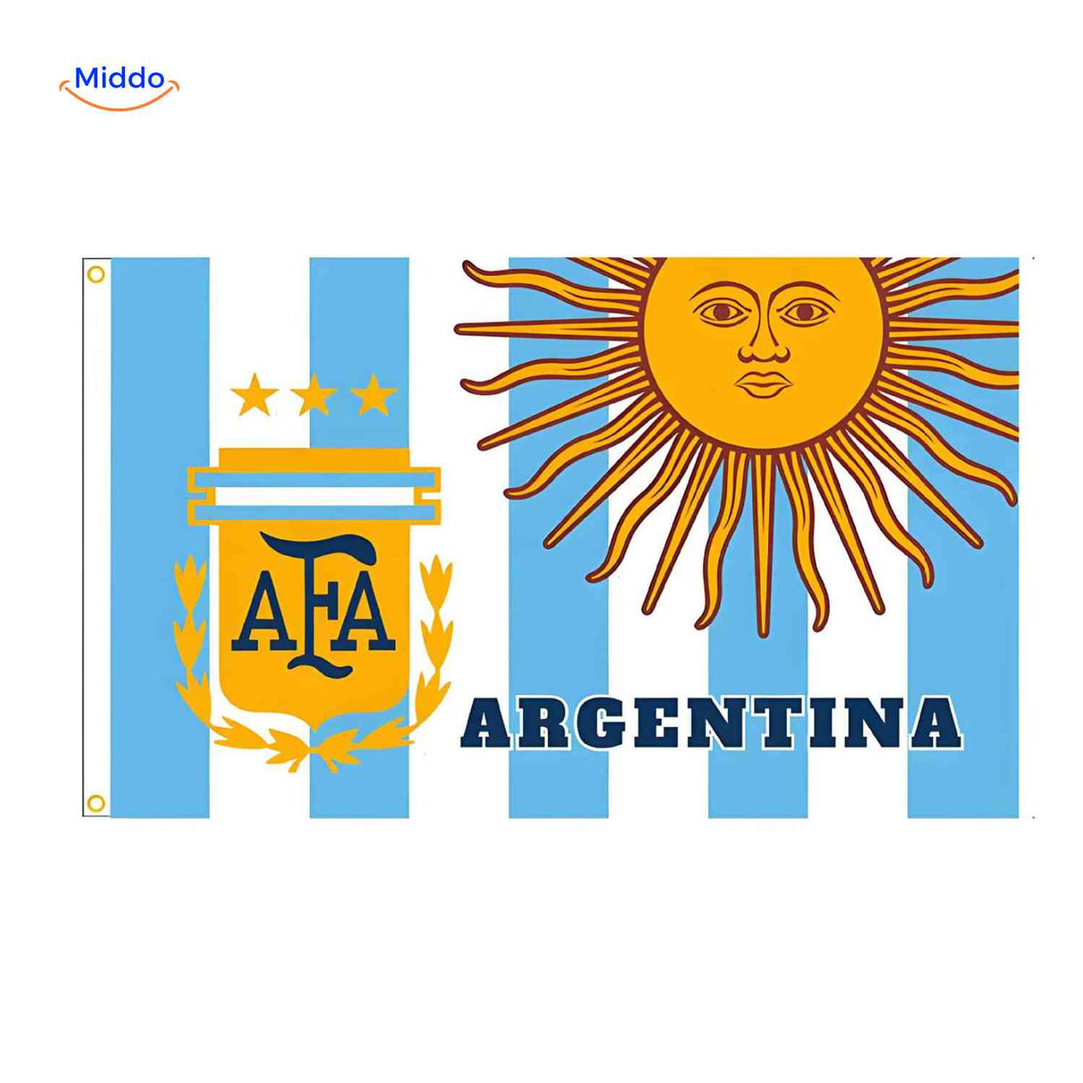 Argentina AFA national football team flag for world cup enthusiasts.
