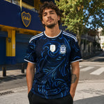 Argentina World Cup jersey in dark blue team colors.