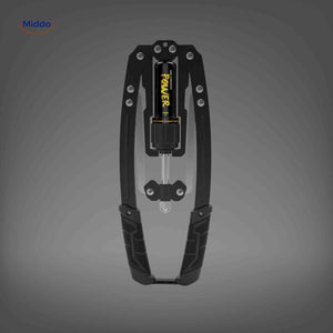 Black variant of professional arm trainer for strength training.