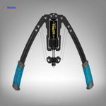 Arm trainer with blue handles offering excellent grip comfort.