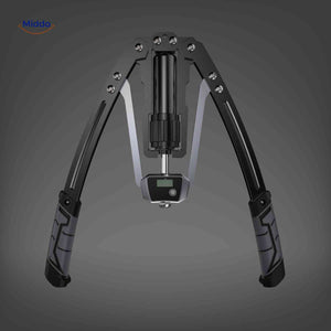 Professional arm trainer equipped with digital repetition counter.