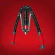 Arm trainer featuring red grip handles for comfortable training.