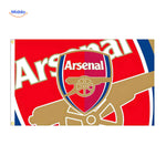 Arsenal large logo flag featuring the prominent club crest design.