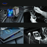 AutoCharge 120W with USB charging cable connected in vehicle