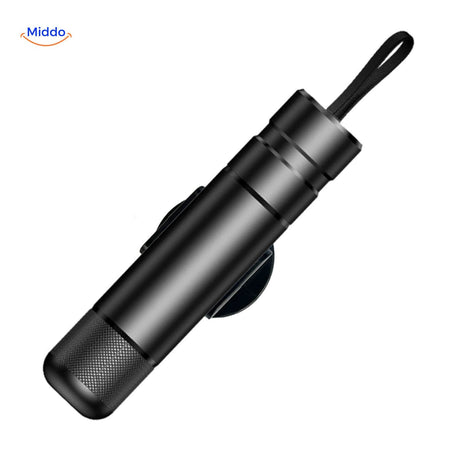 SafeKey Pro automatic emergency hammer with safety function for quick car window escape.