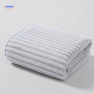 Luxury bath towel offering fast-drying and absorbent performance.